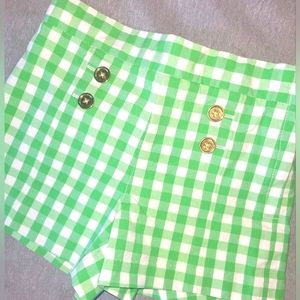 Janie and Jack Gingham Plaid Girls' Shorts